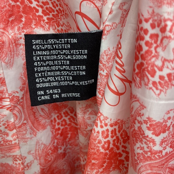 Guess Vintage Red Trench Coat - Picture 5 of 8